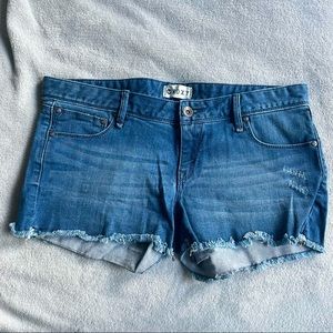 Denim shorts